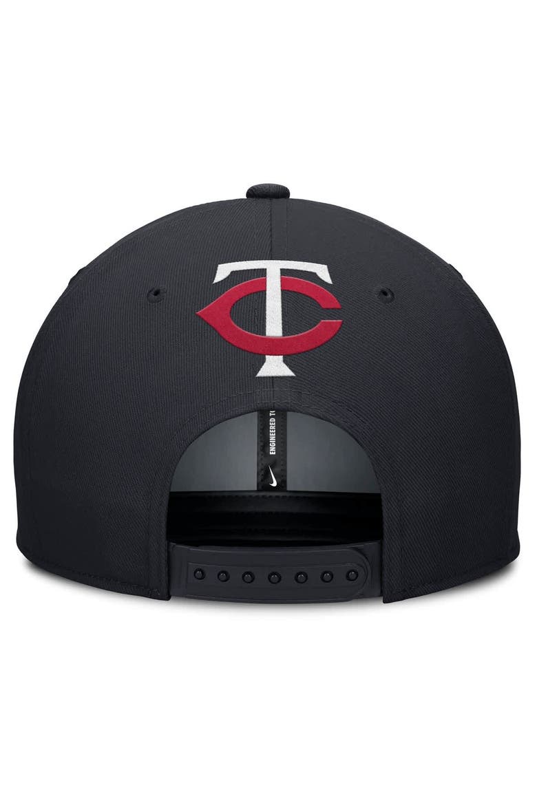 Men's Nike Gray/Navy Minnesota Twins Pro Performance Snapback Hat, Alternate, color, Gray