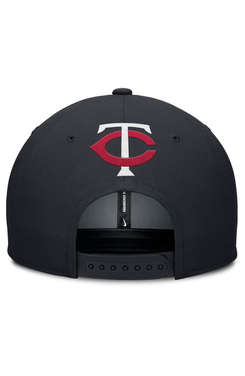 Nike Men's Nike Gray/Navy Minnesota Twins Pro Performance Snapback Hat, Alternate, color, Gray