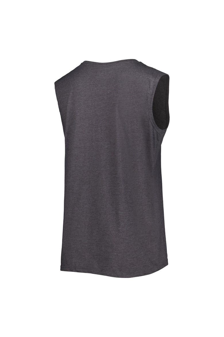 Women's Fanatics Branded Heather Charcoal Arizona Cardinals Plus Size Tank Top, Alternate, color, Heather Charcoal