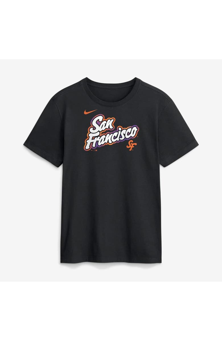 Nike Men's Nike Black San Francisco Giants City Connect Wordmark T-Shirt, Alternate, color, Black