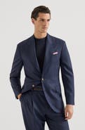 Brunello Cucinelli Chevron blazer