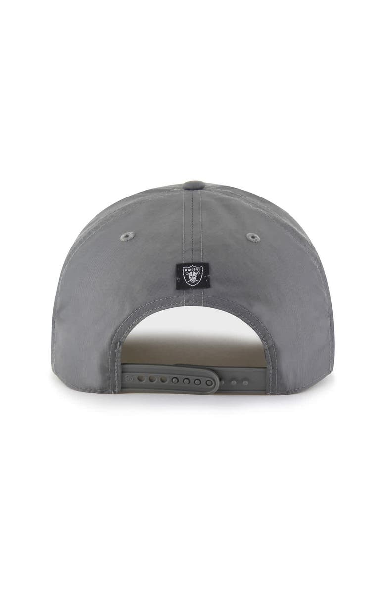 '47 Men's '47  Gray Las Vegas Raiders Suburbia Hitch Adjustable Hat, Alternate, color, 