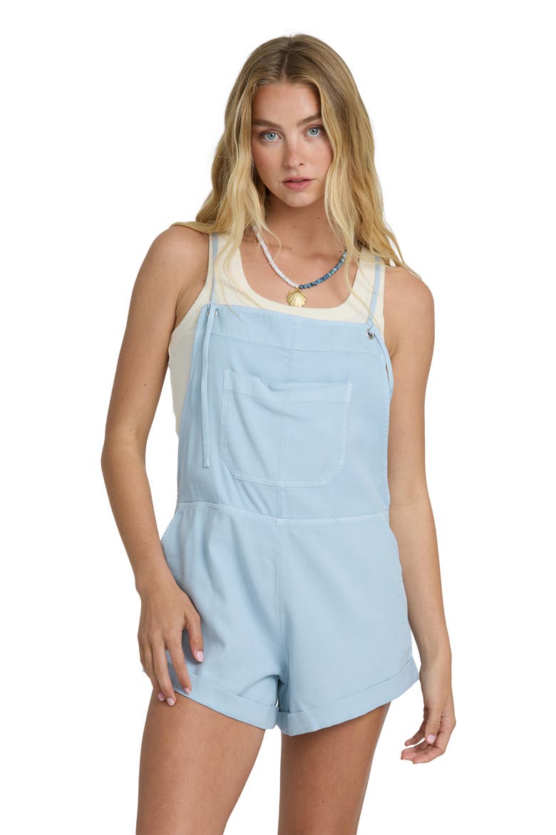 Wild Pursuit Short Overalls, Alternate, color, WASHED CHAMBRAY