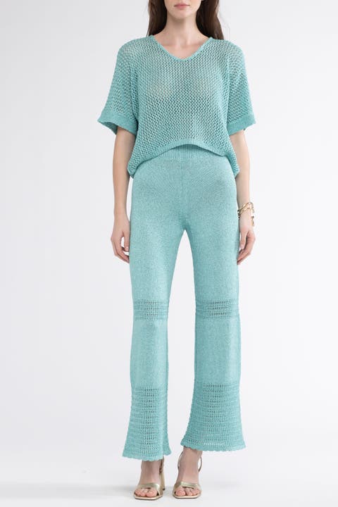 Leo Crochet Cover-Up Loose Top