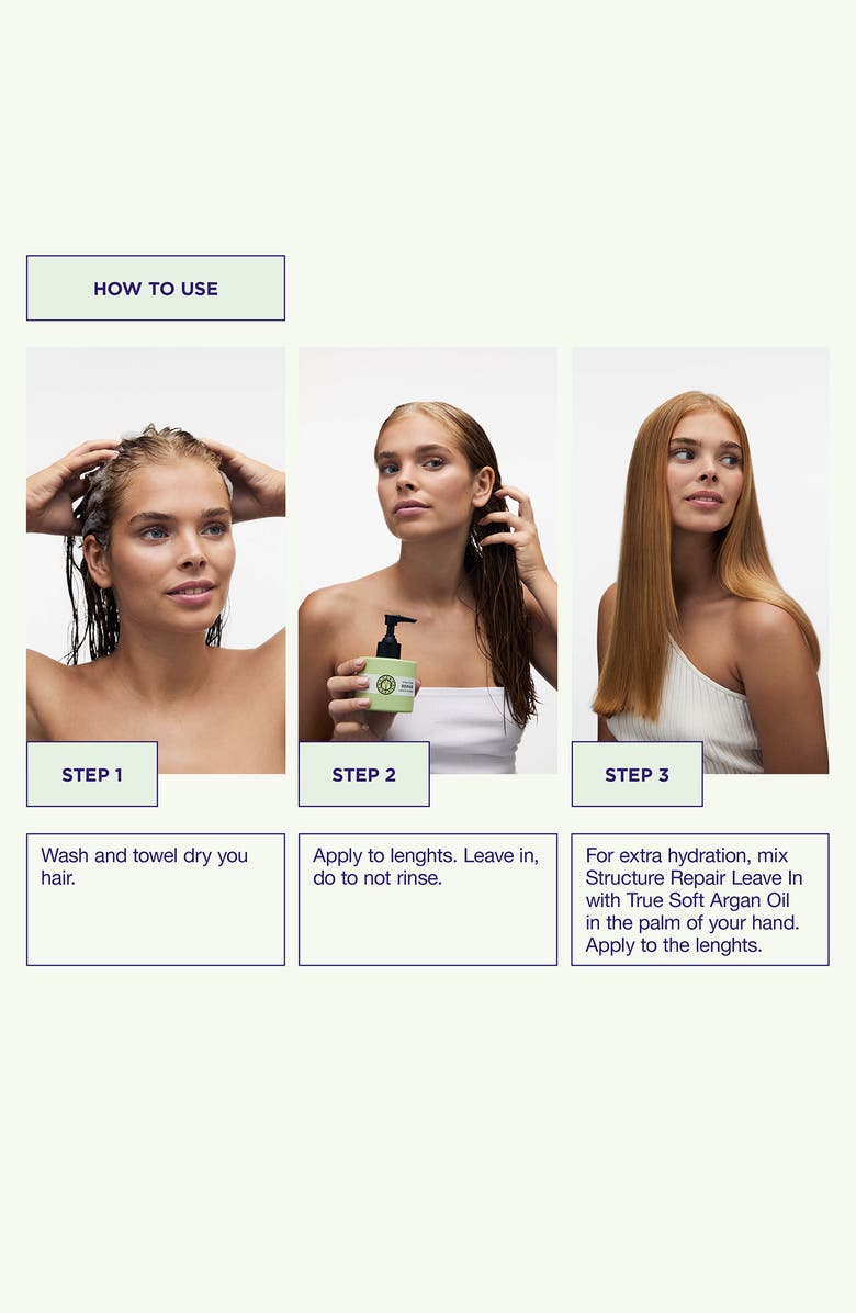 Maria Nila Structure Repair Leave-In Hair Cream, Alternate, color, 