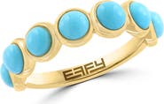 EFFY 14K Gold Plated Sterling Silver Turquoise Ring