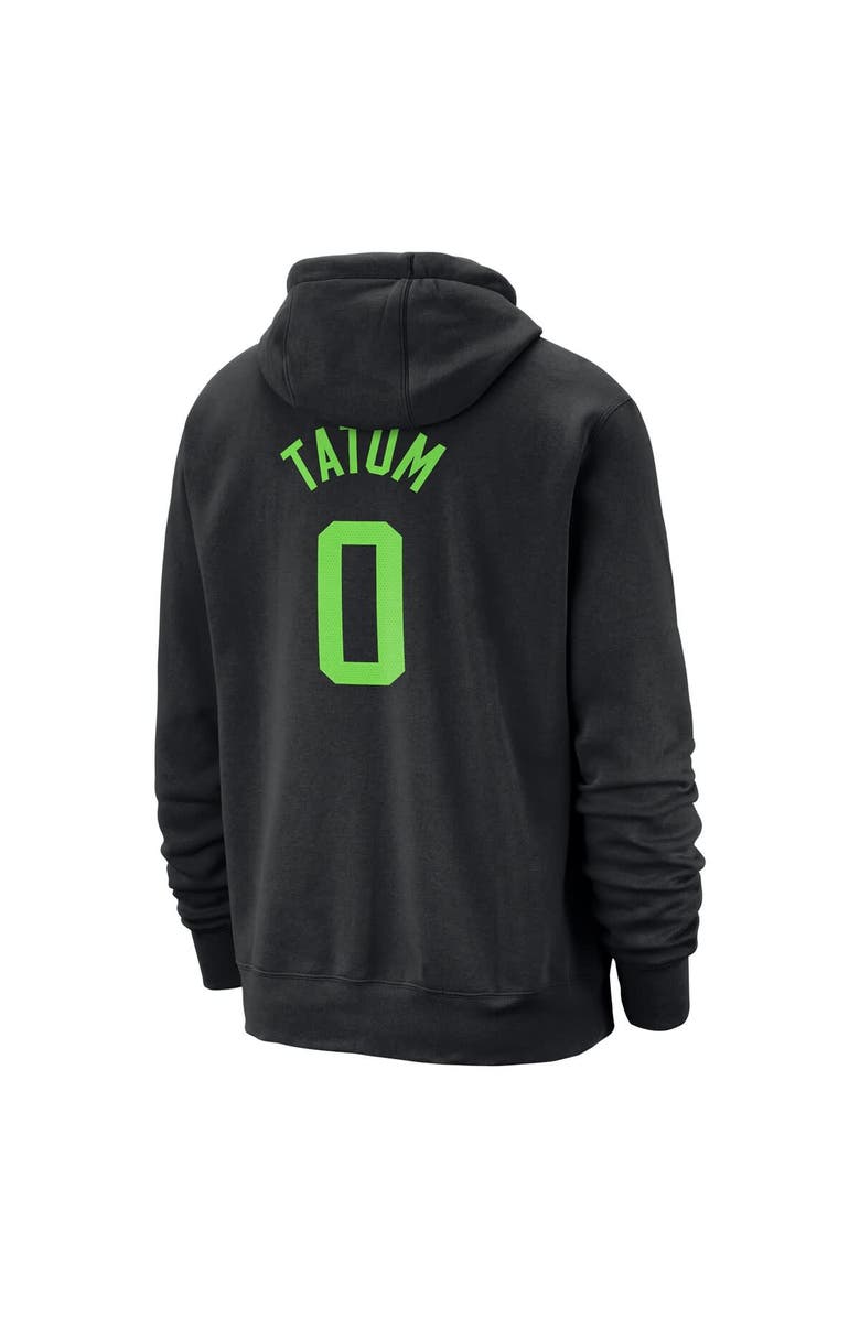 Nike Men's Nike Jayson Tatum Black Boston Celtics 2024/25 City Edition Name & Number Pullover Hoodie, Alternate, color,