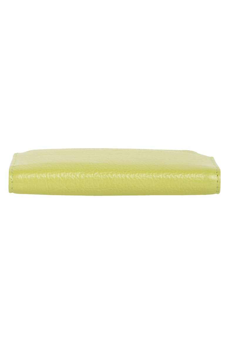 Delilah Slim Bifold Card Wallet, Alternate, color, NEUTRAL GREEN