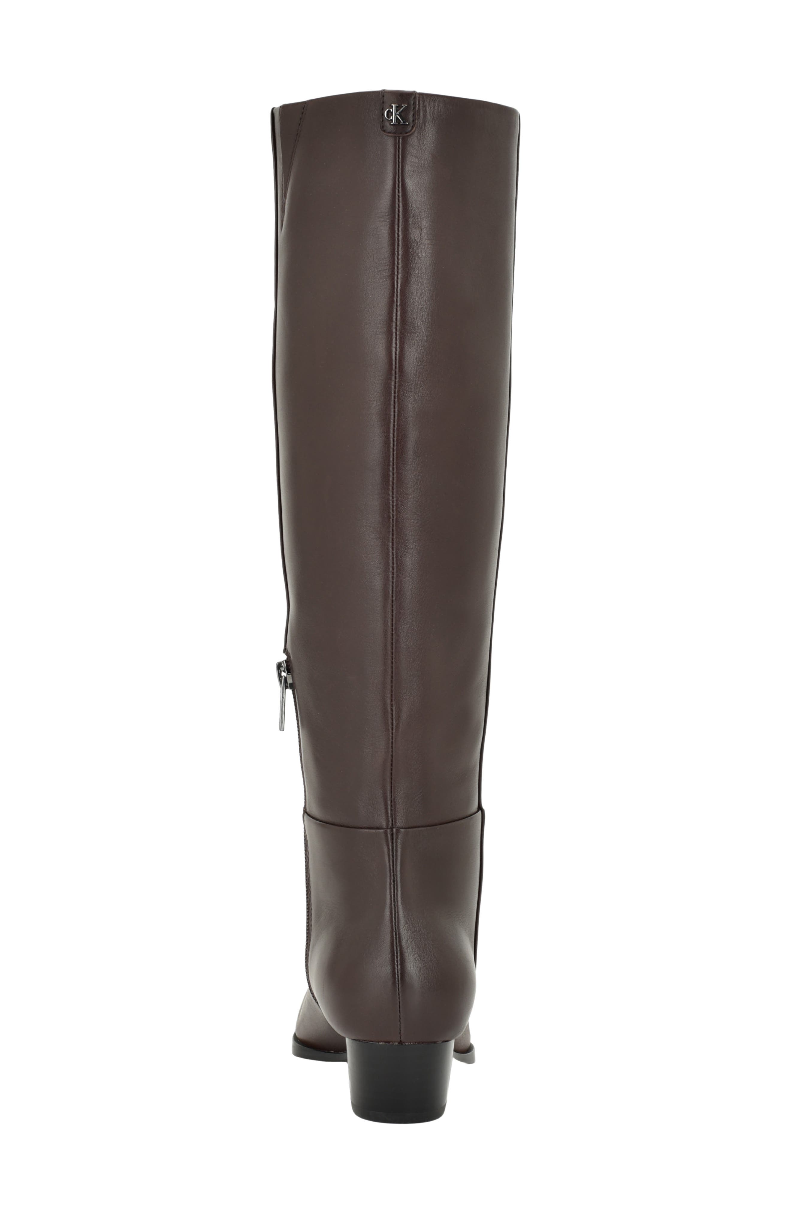 Varcey Knee High Boot, Alternate, color, DARK BROWN 201