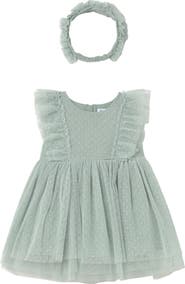 Mayoral Dress With Matching Headband