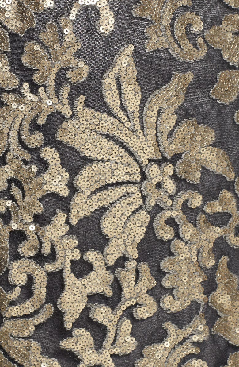 Tadashi Shoji Sequin Lace Sheath Dress, Alternate, color,