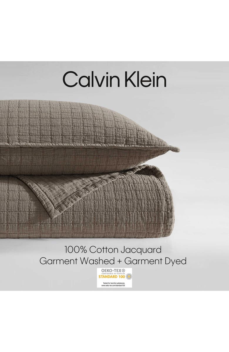 Calvin Klein Home Essential Washed Jacquard Coverlet, Alternate, color, 