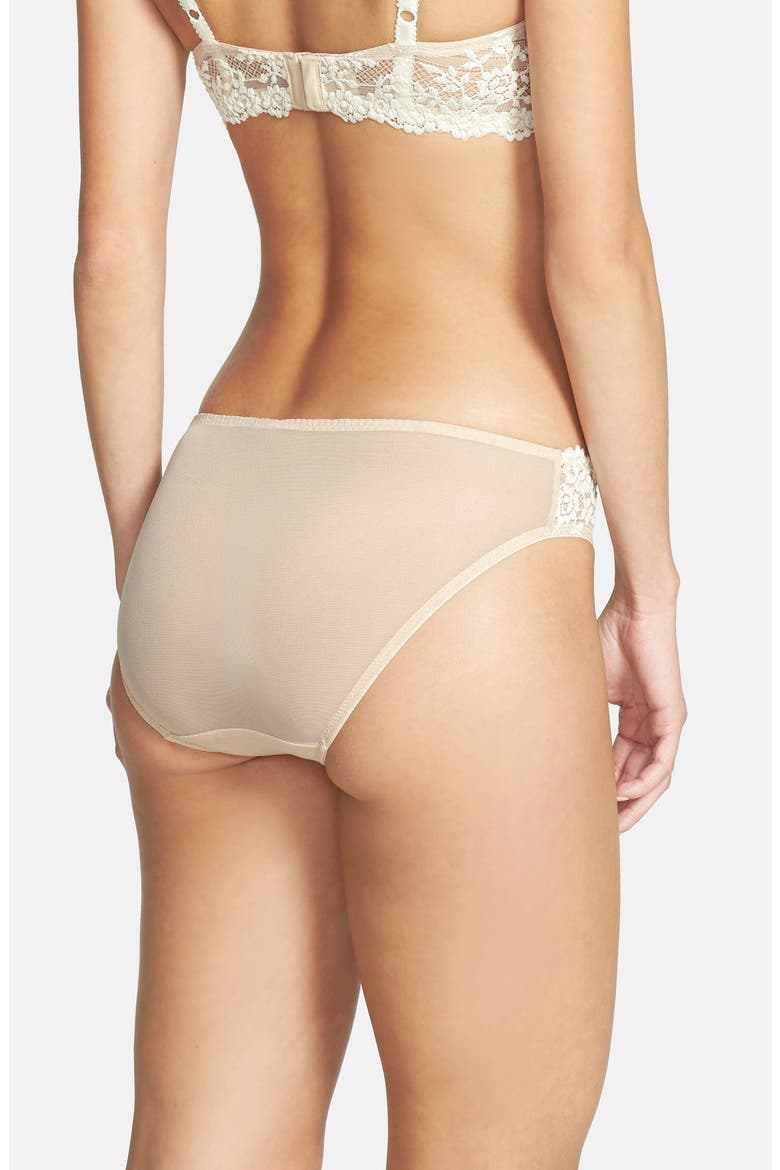 Embrace Lace® Bikini, Alternate, color, NATURALLY NUDE / IVORY