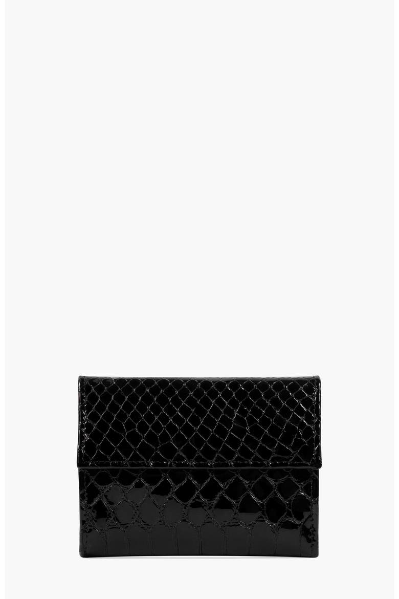 Gallop Patent Leather Wallet 215, Alternate, color, Black