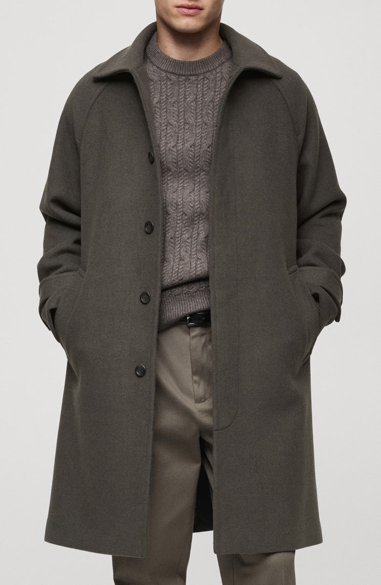 MANGO Double Face Topcoat, Main, color,