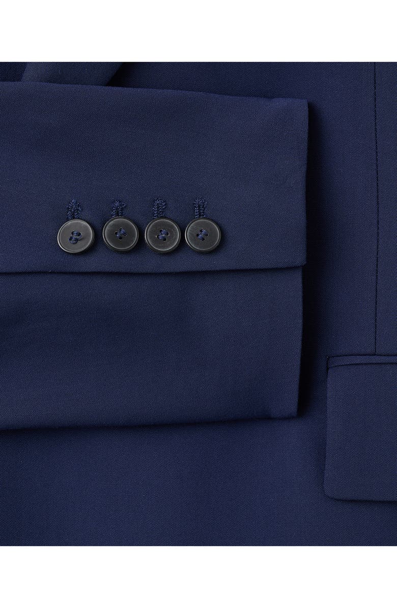 MANGO Double Breasted Suit Blazer, Alternate, color, Blue