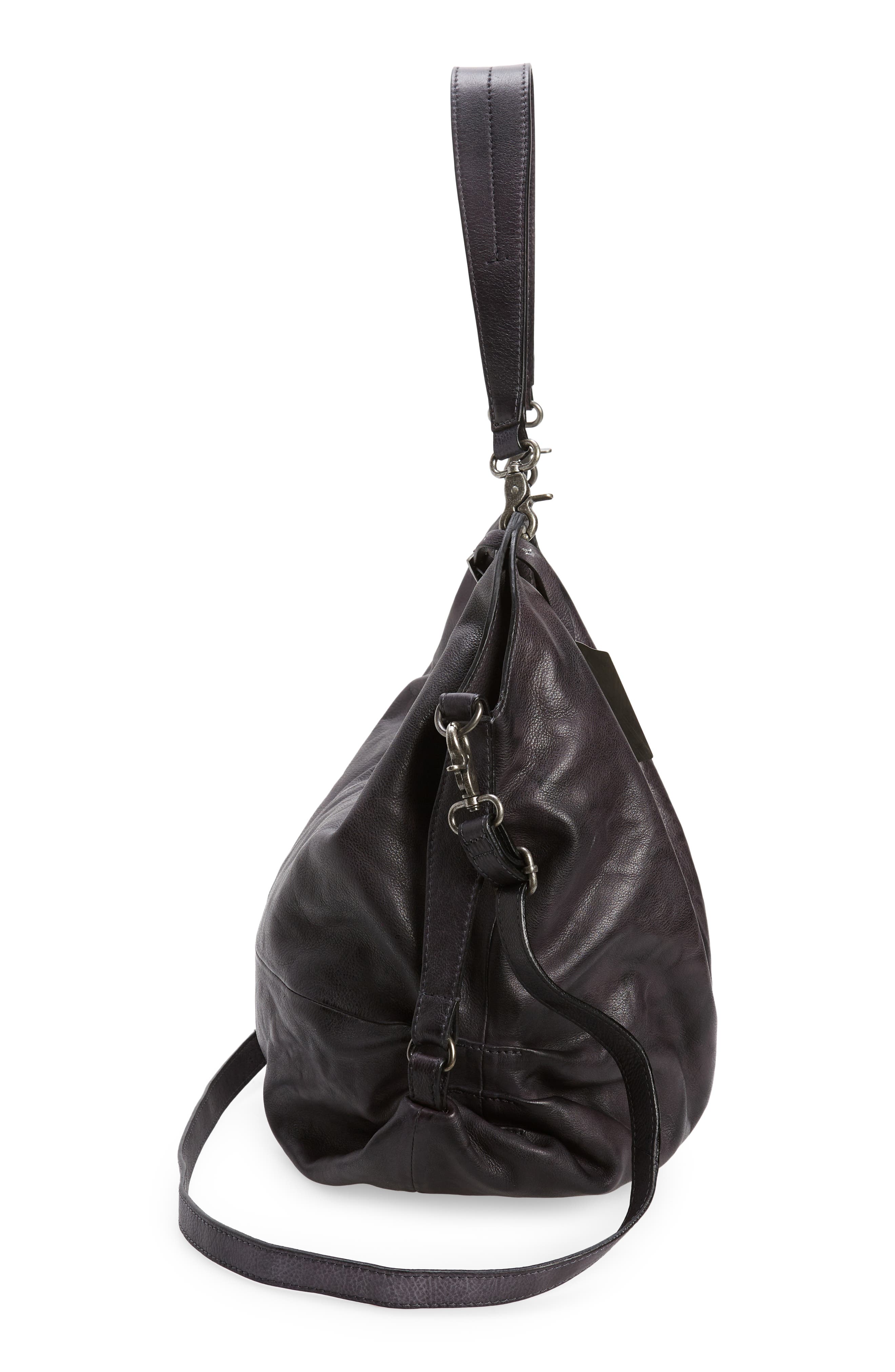 Free People We the Free Sabine Leather Hobo Bag, Alternate, color, 