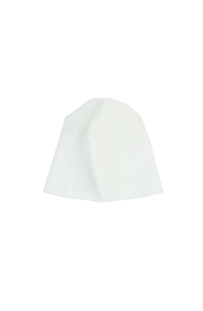 NoggiWear Clover Velour Beanie, Main, color, White Girl