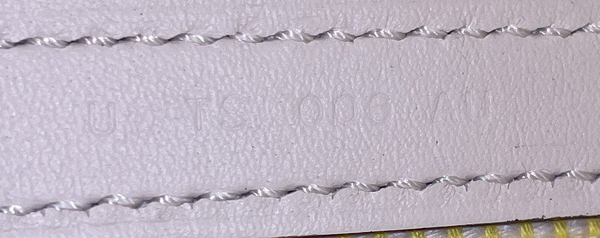 Pre-Owned Hermes Cabas H en Biais Tote Canvas with Leather 27, Alternate, color, Lime