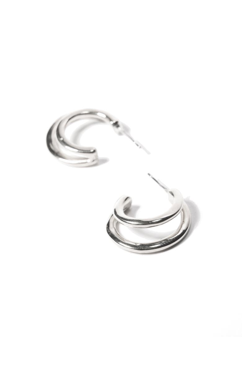Odette New York Deux Earrings, Alternate, color, Sterling Silver