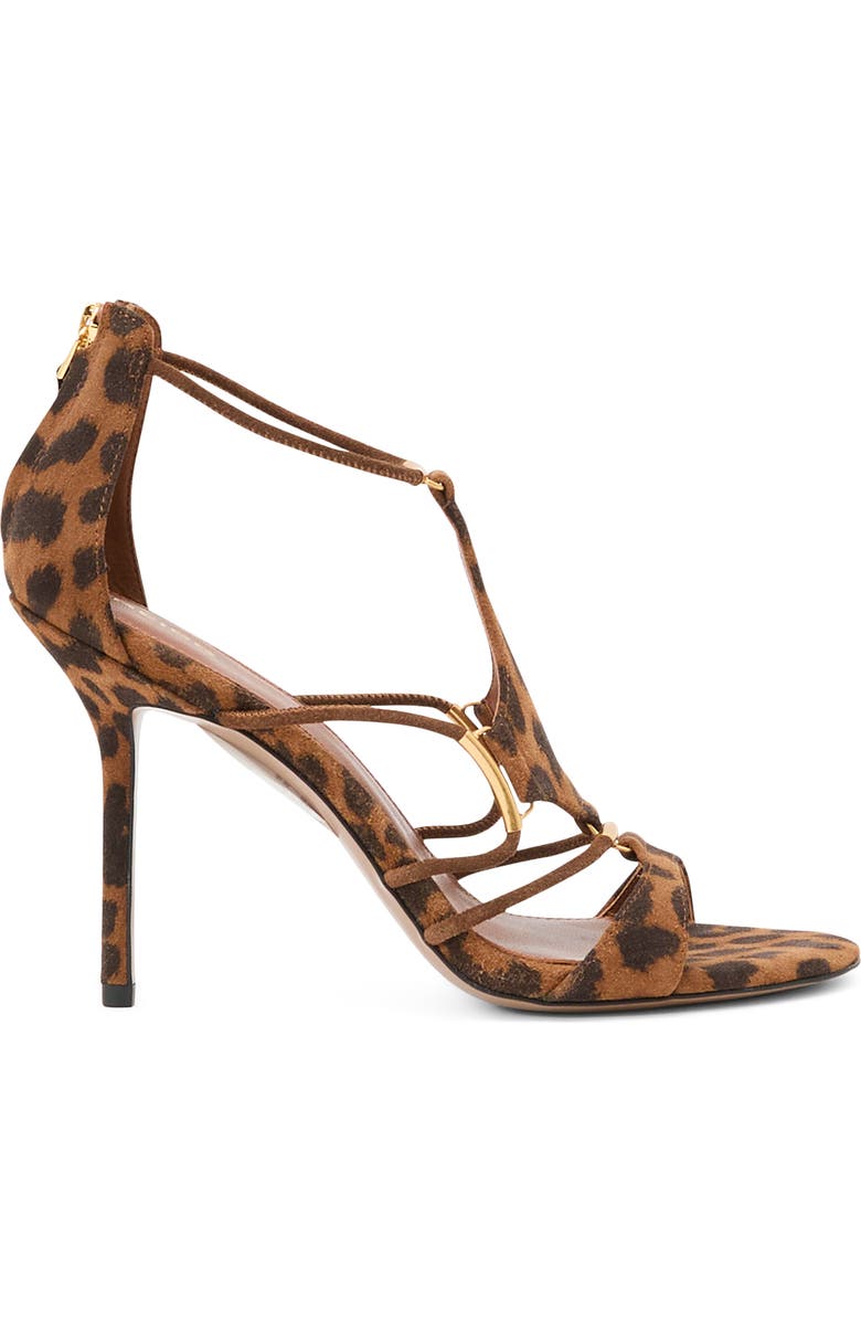 Reiss Roxanne Ankle Strap Sandal, Alternate, color, Animal