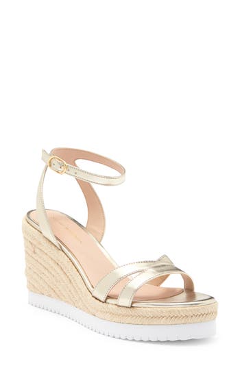 Stuart Weitzman Catlina Espadrille Wedge Sandal In 0