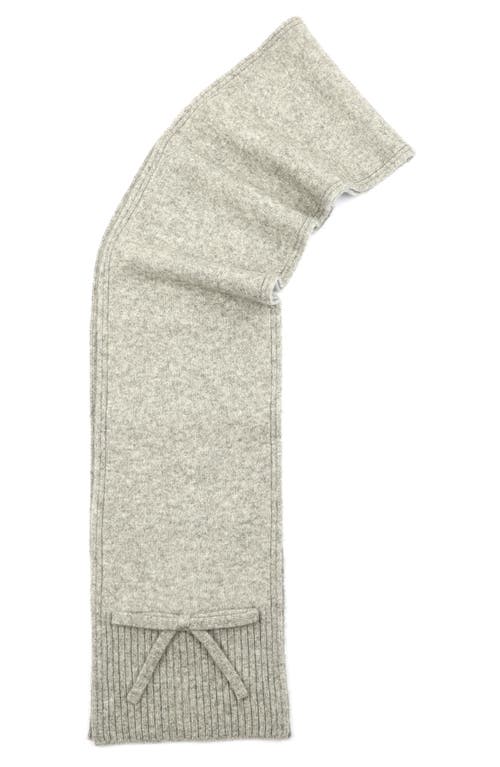 Kate Spade New York Bow Wool Scarf In Gray
