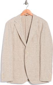 BOSS Wool Blend Seersucker Suit Jacket