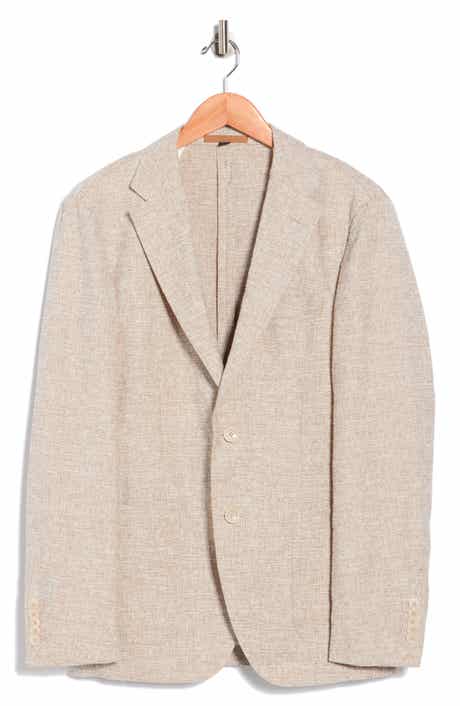 BOSS Wool Blend Seersucker Suit Jacket