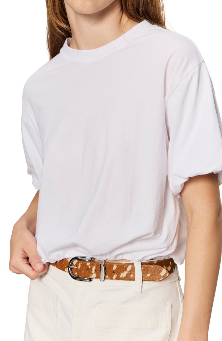 Sanctuary Pleated Bubble Top, Alternate, color, White