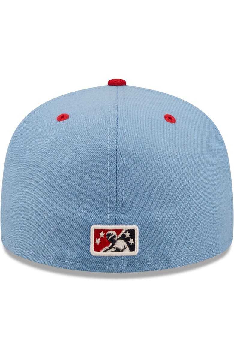 New Era Men's New Era Light Blue Peoria Chiefs Authentic Collection 59FIFTY Fitted Hat, Alternate, color, 