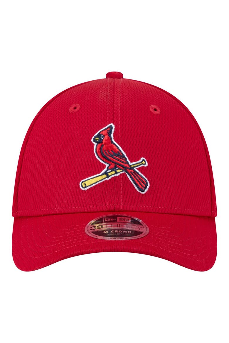 Men's New Era Red St. Louis Cardinals Dash 39THIRTY Flex Hat, Alternate, color, Red