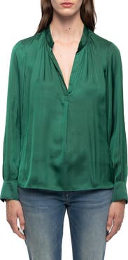 Zadig & Voltaire Tink Satin Blouse