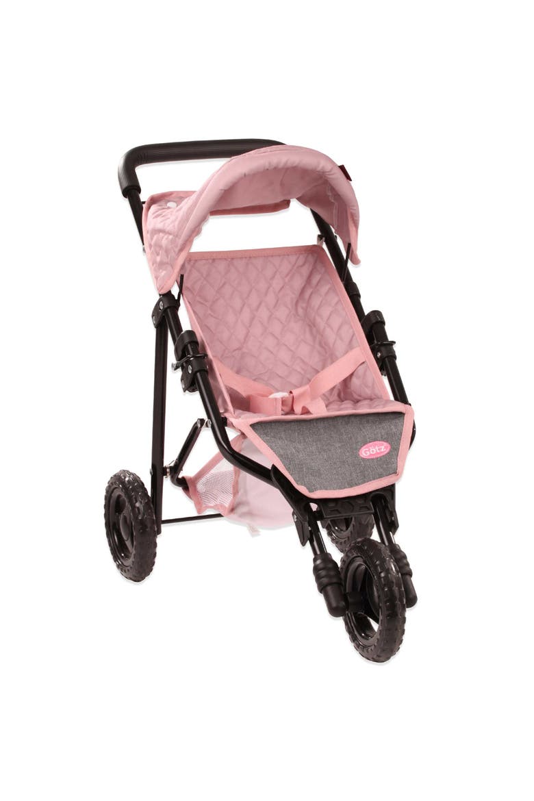 3 Wheel Doll Buggy, Soft Mood, Foldable Toy Stroller, Dolls Up to 19.5 Inches, Main, color, Multicolored