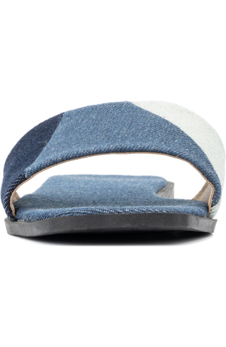 NEW YORK AND COMPANY Janice Slide Sandal, Alternate, color, Blue