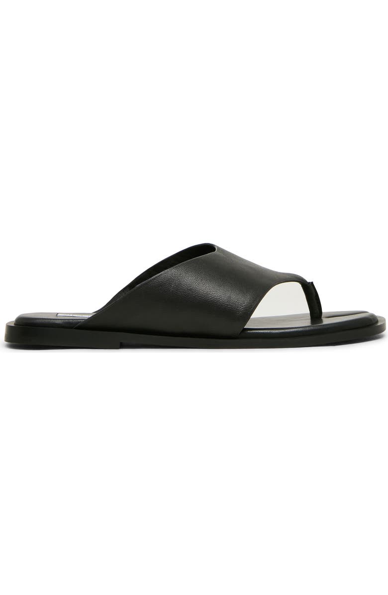 Steve Madden Illia Flip Flop, Alternate, color, Black Leather