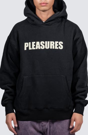 【PLEASURES】WAVE QUILTED HOODIE BLACK PLEASURES Wave Quilted Graphic Hoodie | Nordstrom