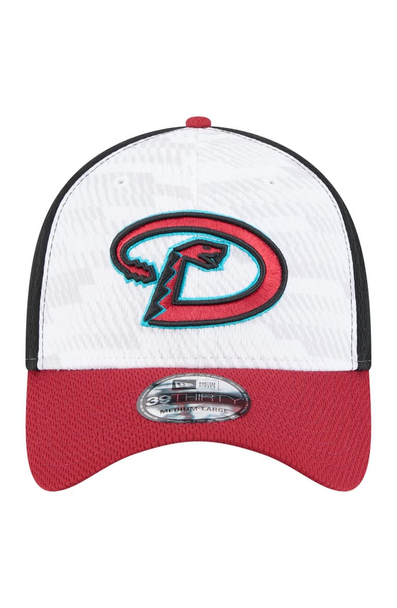 New Era Men's New Era Black/Red Arizona Diamondbacks 2025 MLB Clubhouse 39THIRTY Flex Hat, Alternate, color, Black
