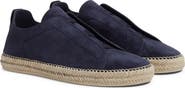 ZEGNA Triple Stitch™ Espadrille Slip-On Sneaker