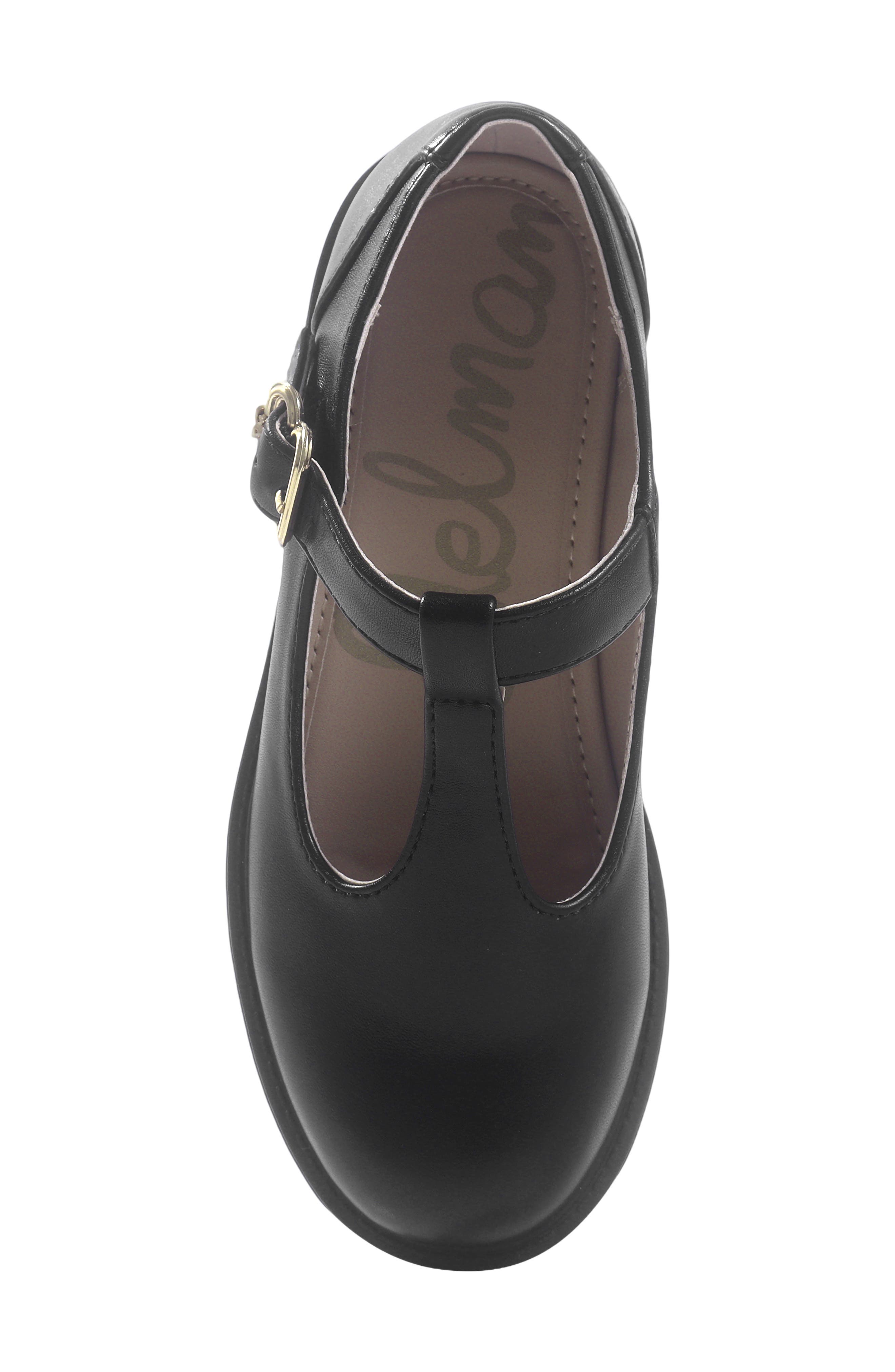 Kids' Taelor T-Strap Faux Leather Mary Jane, Alternate, color, TAELOR BLACK
