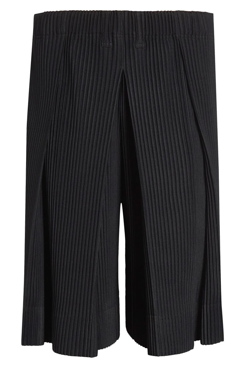 Tailored Pleats 2 Shorts, Alternate, color, BLACK