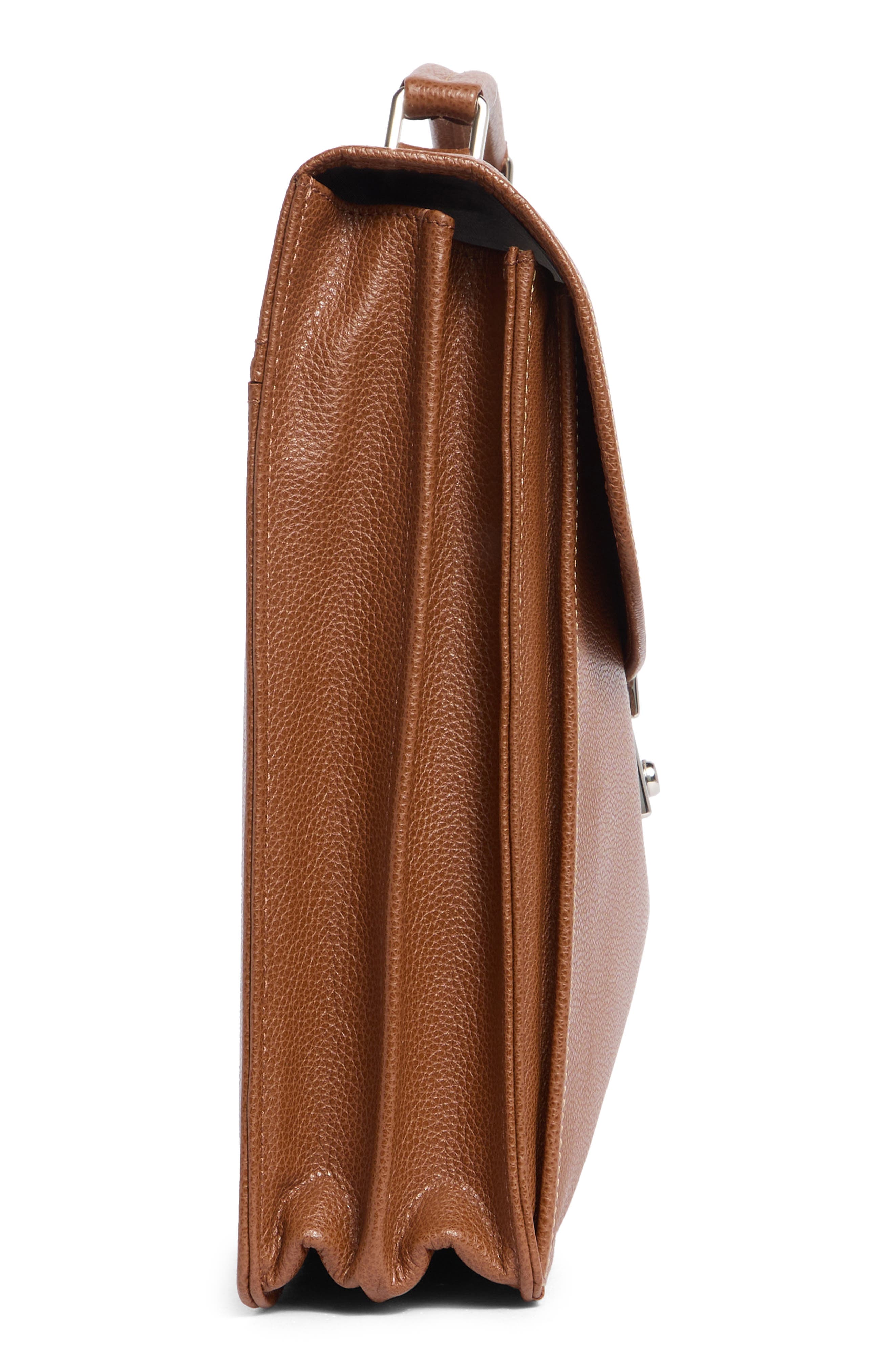 Longchamp Briefcase, Alternate, color, Cognac