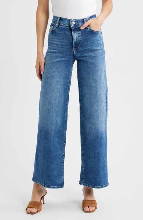 FRAME Le Slim Palazzo High Waist Wide Leg Jeans