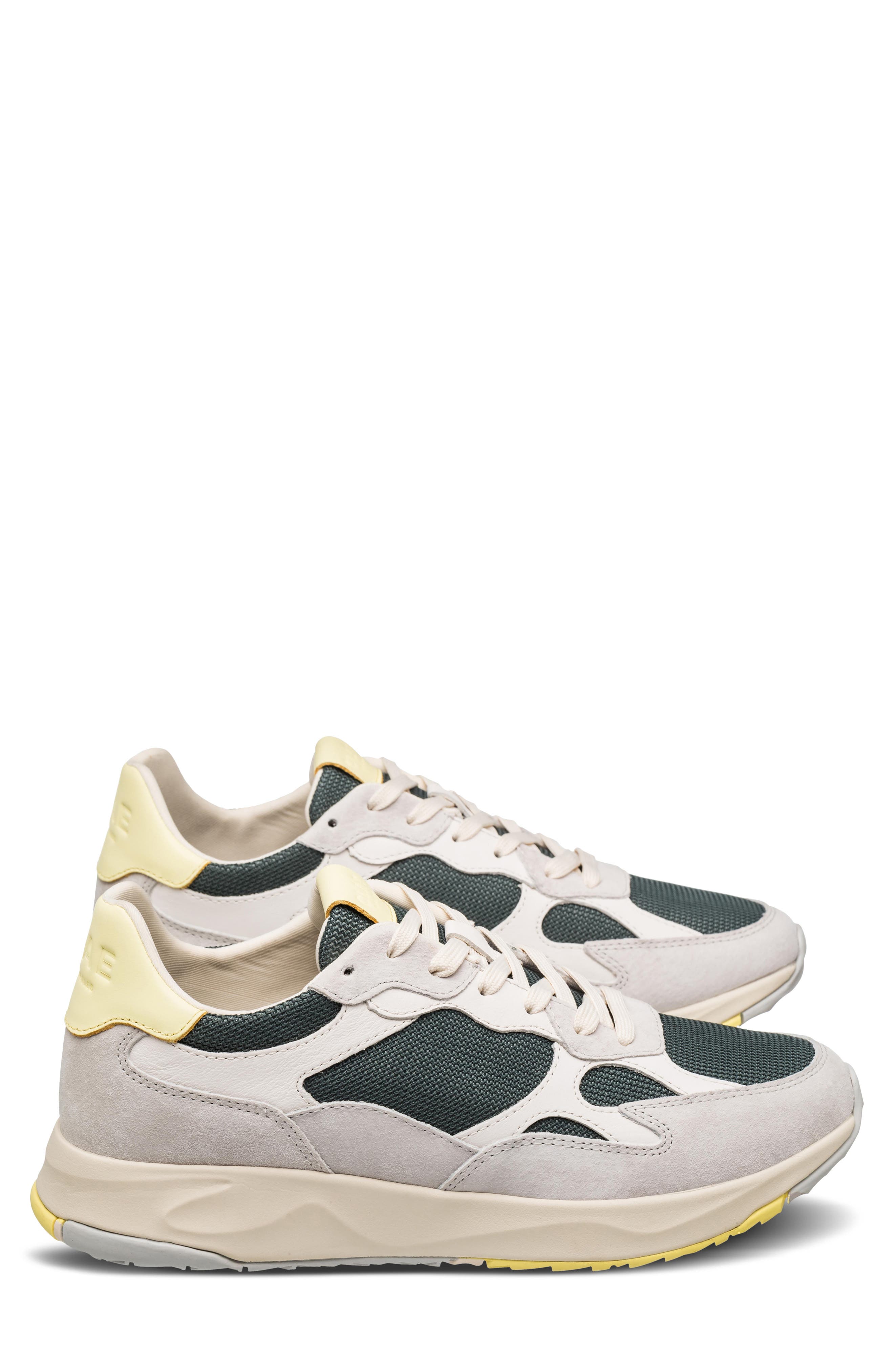 CLAE Zuma Sneaker, Alternate, color, Quiet Grey Forest Wax Yellow