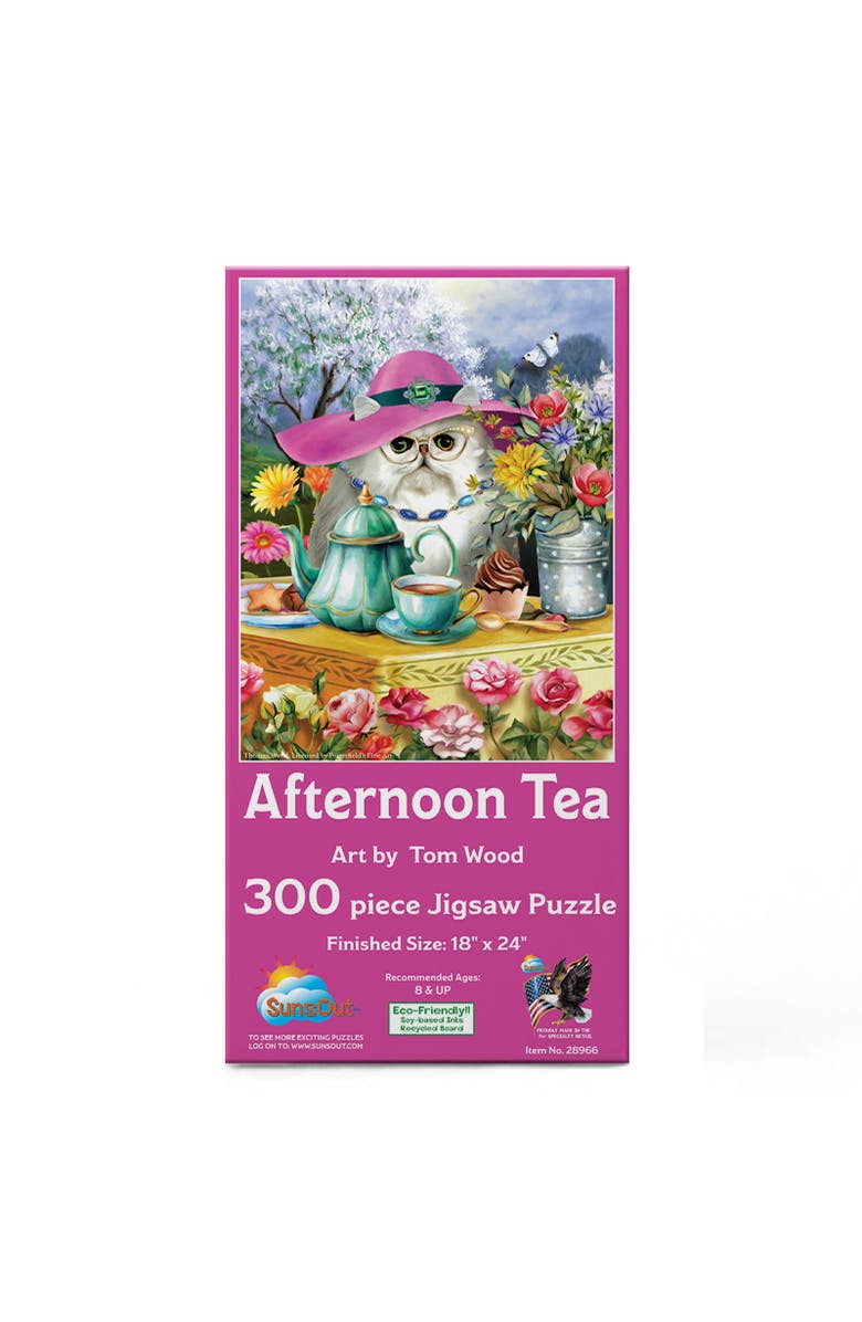Sunsout Afternoon Tea 300 piece Jigsaw Puzzle for Adults, Alternate, color, Multicolor