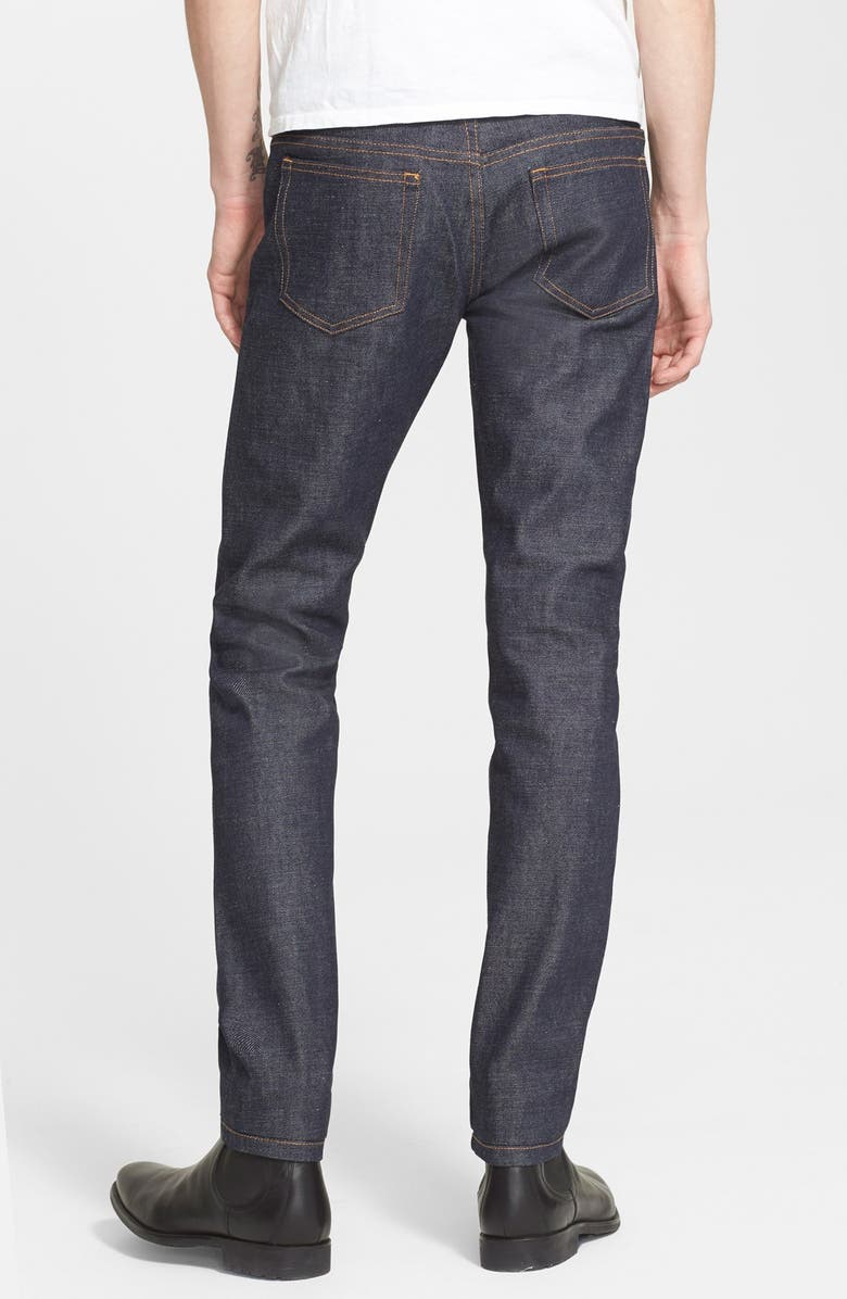 A.P.C. Petit New Standard Slim Straight Leg Selvedge Jeans, Alternate, color,