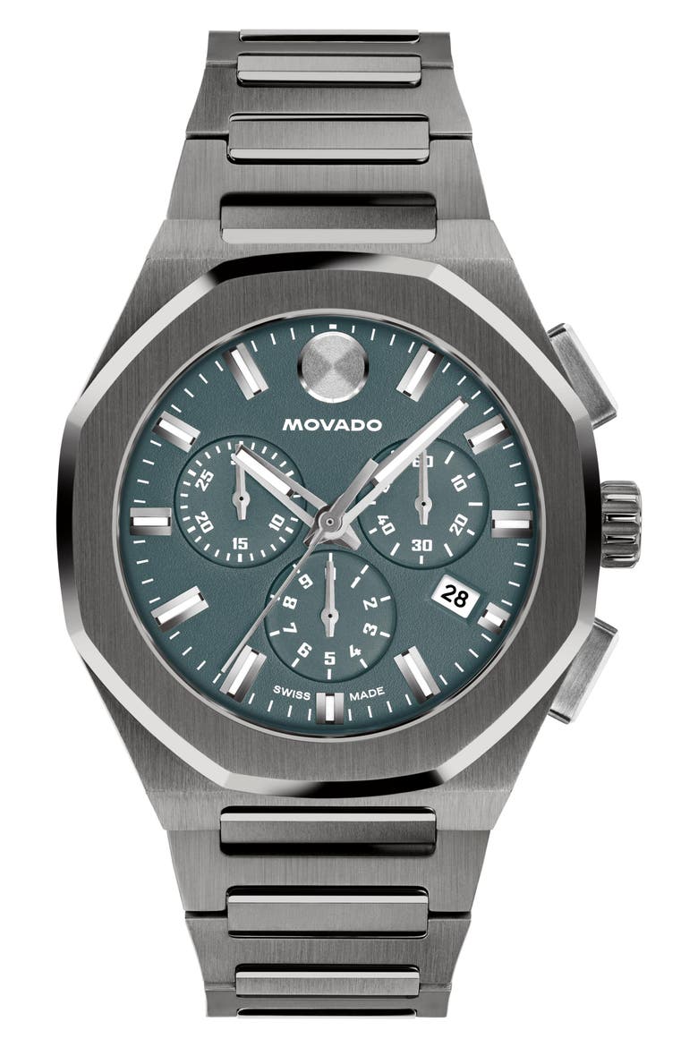 Centurion Automatic Bracelet Watch, Main, color, SLATE BLUE