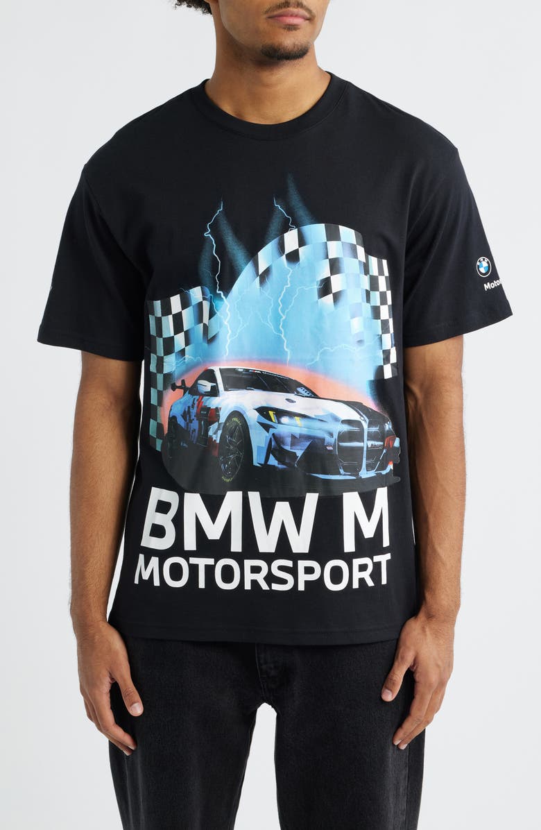 PUMA x BMW M Motorsport Cotton Graphic T-Shirt, Main, color, Puma Black