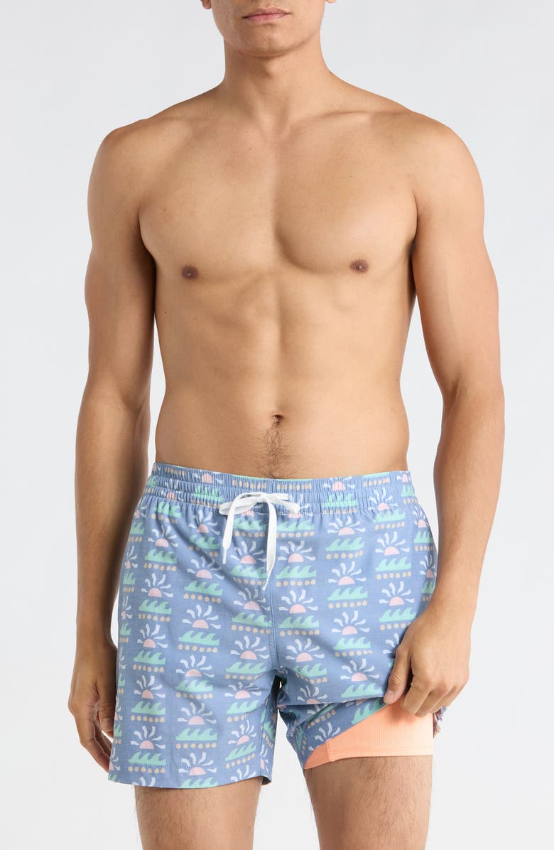 Chubbies The Easygoers 5.5-Inch Swim Trunks, Alternate, color, Dusty Blue