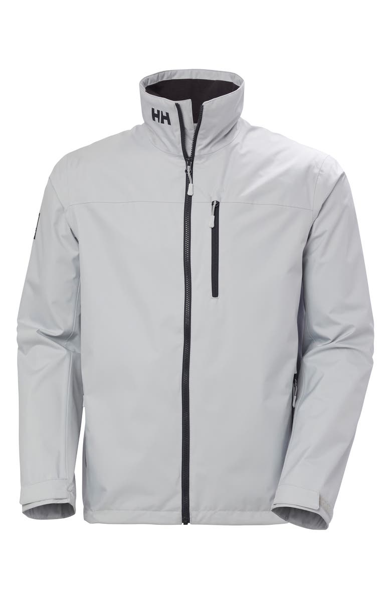 Helly Hansen Crew 2.0 Waterproof Sailing Jacket, Alternate, color, Grey Fog